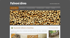 Desktop Screenshot of drevonatopeni.info